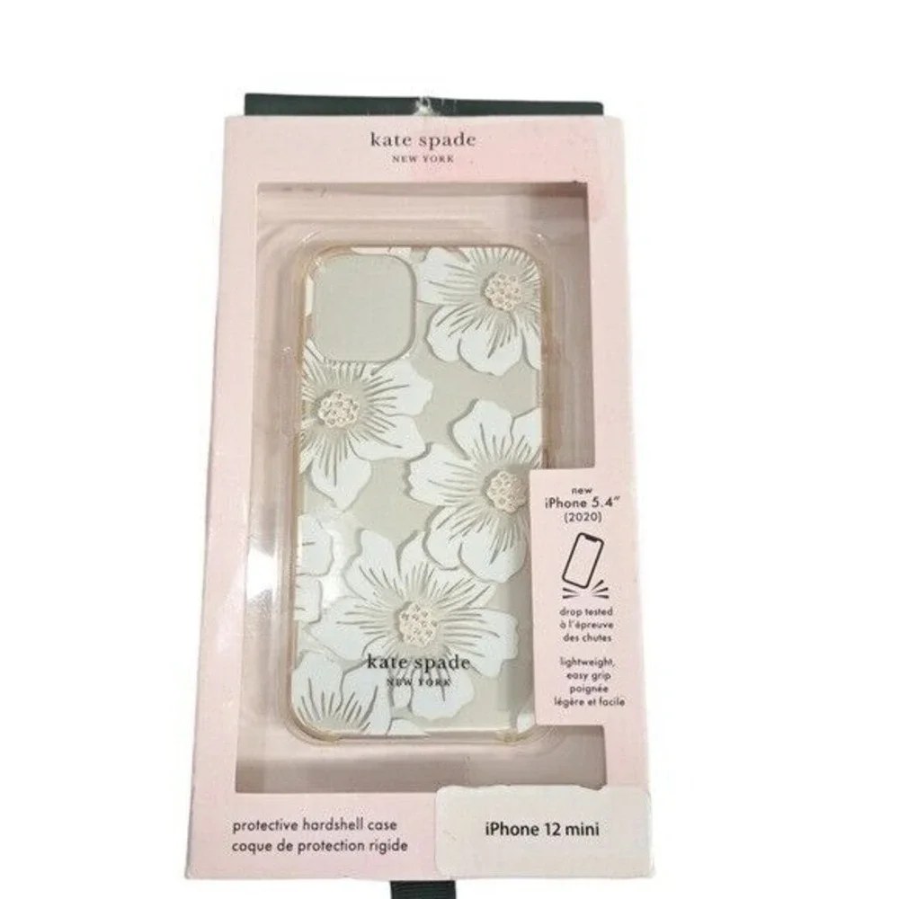Kate Spade Women's Floral‎ Print Pink & White Phone Case i Phone 5.4